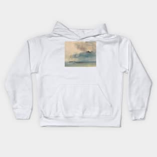 A Paddle-steamer in a Storm by J.M.W. Turner Kids Hoodie